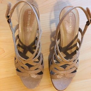 Comfortable beige shoes
